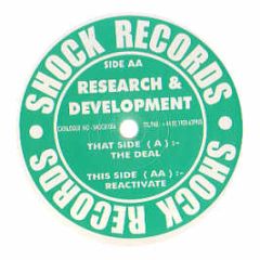 Research & Development - The Deal - Shock Records