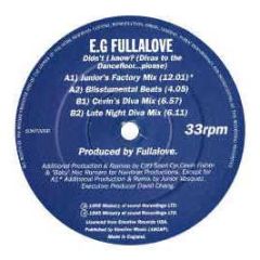 Eg Fullalove - Didn't I Know - Ministry Of Sound