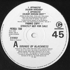 Sounds Of Blackness - Optimistic - Perspective Records