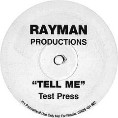 Rayman Productions - Tell Me (Clear Vinyl) - White