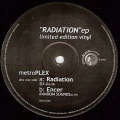 Metroplex - Radiation EP - Penny Black