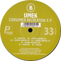 Umek - Consumer Recreation EP - Primate