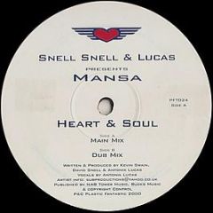 Snell Snell & Lucas Presents Mansa - Heart & Soul - Plastic Fantastic 
