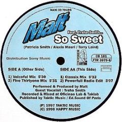 Malt Feat. Trsha Smith - So Sweet - Feel The Rhythm