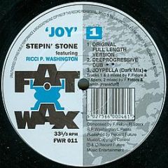 Stepin' Stone - Joy - Fat Wax