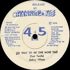 Delroy Wilson - Do That To Me One More Time - Channel One