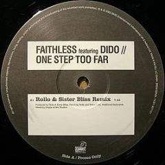 Faithless featuring Dido - One Step Too Far - Cheeky Records