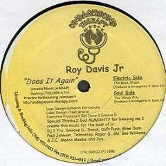 Roy Davis Jr. - Does It Again - Undaground Therapy Muzik