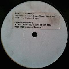 Alex Martin - Liquen Drops - Pagoda Records