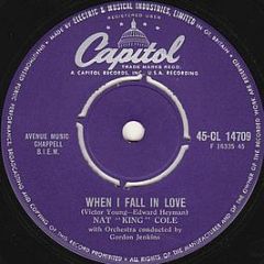 Nat King Cole - When I Fall In Love - Capitol