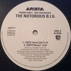 Notorious B.I.G. - Juicy / Unbelievable - Arista