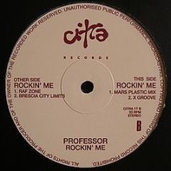 Professor - Rockin' Me - Citra Records