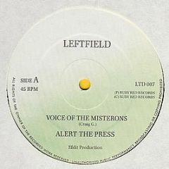Alert The Press - Voice Of The Misterons - Ruby Red Records