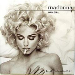 Madonna - Bad Girl / Erotica (With Original Poster) - Maverick