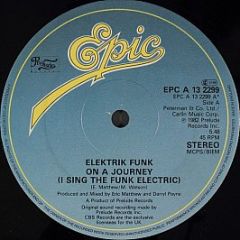 Elektrik Funk - On A Journey (I Sing The Funk Electric) - Epic