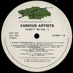 Various Artists - Club It 90 - Volume One - Supreme Records