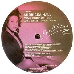 Andricka Hall / Deep Swing - Stay Inside My Life / Shelter (Louis Benedetti Remixes) - Soulshine Recordings