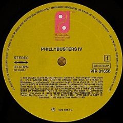 Various Artists - Phillybusters Vol. IV - Philadelphia International Records