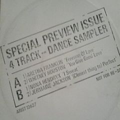 Various Artists - Special Preview Issue - 4 Track - Dance Sampler - Arista
