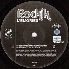Rockik - Memories - Serious Records