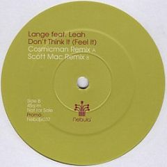 Lange Feat. Leah - Don't Think It (Feel It) - Nebula
