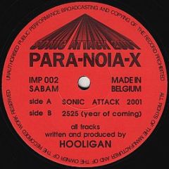 Para-Noia-X - Sonic Attack 2001 - Important Records