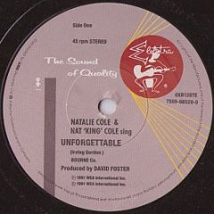 Natalie Cole With Nat 'King' Cole - Unforgettable - Elektra