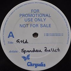 Spandau Ballet  - Gold - Chrysalis