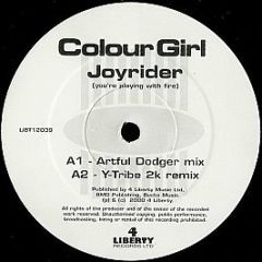 Colour Girl - Joyrider (You're Playing With Fire) - 4 Liberty Records Ltd