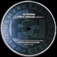 Victor Romeo / Dubaholics Feat. K. Irvin - Re-Rewind By Public Demand Volume 3 - Public Demand