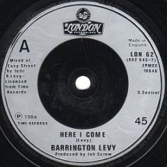 Barrington Levy - Here I Come - London Records