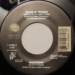 Guns N' Roses - Nightrain - Geffen Records