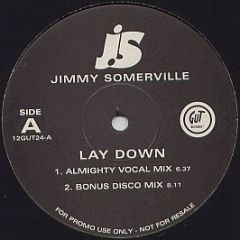 Jimmy Somerville - Lay Down - Gut Records