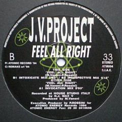 JV Project - Feel All Right - Atomic Energy Records