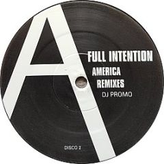 Full Intention - America (I Love America) The Remixes - Stress Records
