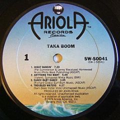 Taka Boom - Taka Boom - Ariola Records America