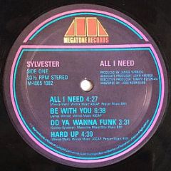 Sylvester - All I Need - Megatone Records