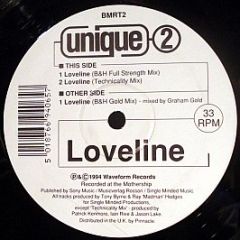 Unique 2 - Loveline - Boom Records (UK)