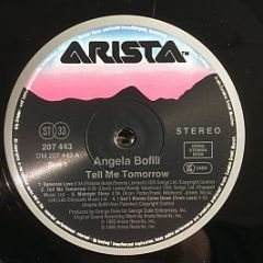 Angela Bofill - Tell Me Tomorrow - Arista