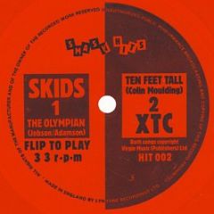 Skids / XTC - The Olympian / Ten Feet Tall - Smash Hits! Magazine