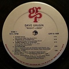 Dave Grusin - Night-Lines - GRP