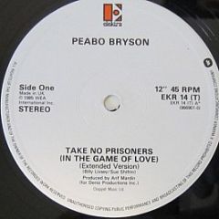 Peabo Bryson - Take No Prisoners (In The Game Of Love) / Love Means Forever - Elektra
