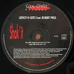 Leeroy N Sisto Feat. Robert Pires - Robert Pires - Soul Spirit Records