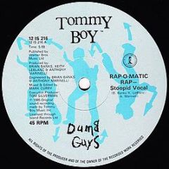 Dumb Guys - Rap-O-Matic Rap - Island Records