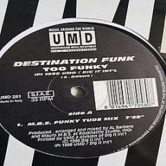 Destination Funk - Too Funky - Underground Music Department (UMD)