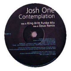 Josh One - Contemplation - 1-Off Recordings