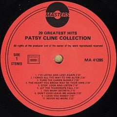 Patsy Cline - Patsy Cline Collection: 20 Greatest Hits - Masters