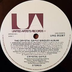 Crystal Gayle - The Crystal Gayle Singles Album - United Artists Records