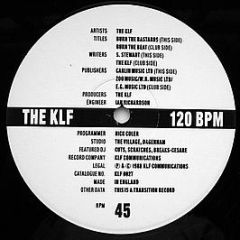 The KLF - Burn The Bast*rds - Klf Communications