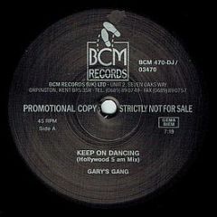 Gary's Gang - Keep On Dancing - BCM Records (UK) Ltd.